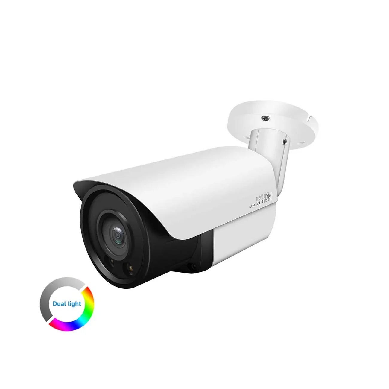 

Dual Light 6MP Outdoor Bullet POE IP Camera 24/7 Full Color Two Way Audio Active Light & Voice Alarm AI Human/Vehicle Detection
