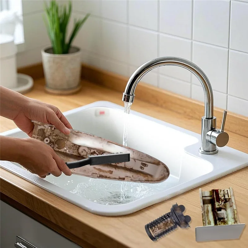 

ABFY-Набор щеток для чистки щелей для кухни, ванной комнаты, угла, окна для плотных помещений и резиновое уплотнение шайбы