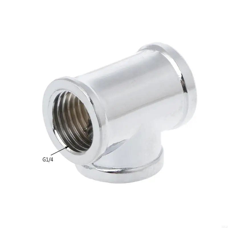 A9LF T- 모양 G1/4 "스레드 3 방향 내부 치아 커넥터 컴퓨터 워터 냉각 피팅