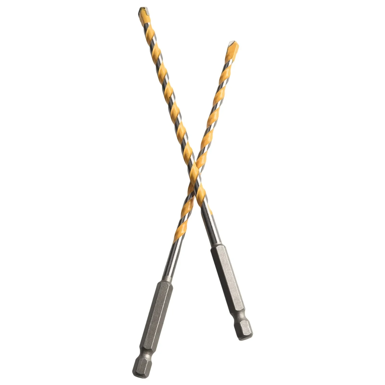 High Durability 4pcs Hex Shank Carbide Drill Bit Set 160mm Length For Drilling Ceramic Brick And Concrete Walls