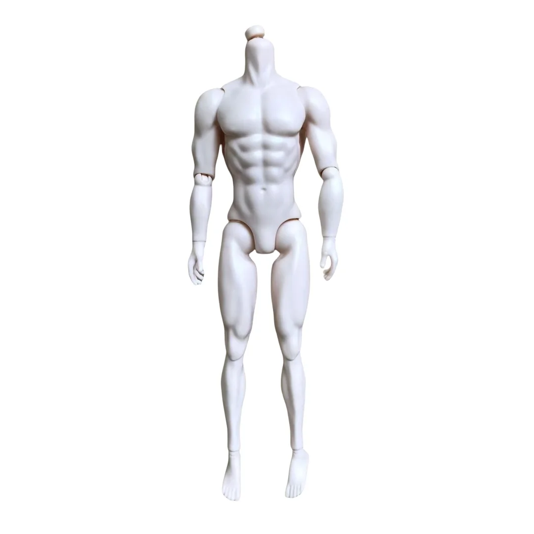 Músculo masculino boneca corpo figura super branco rosa bege café cor 1/6 soldados boneca brinquedo corpo 32cm figuras de brinquedo coletivo