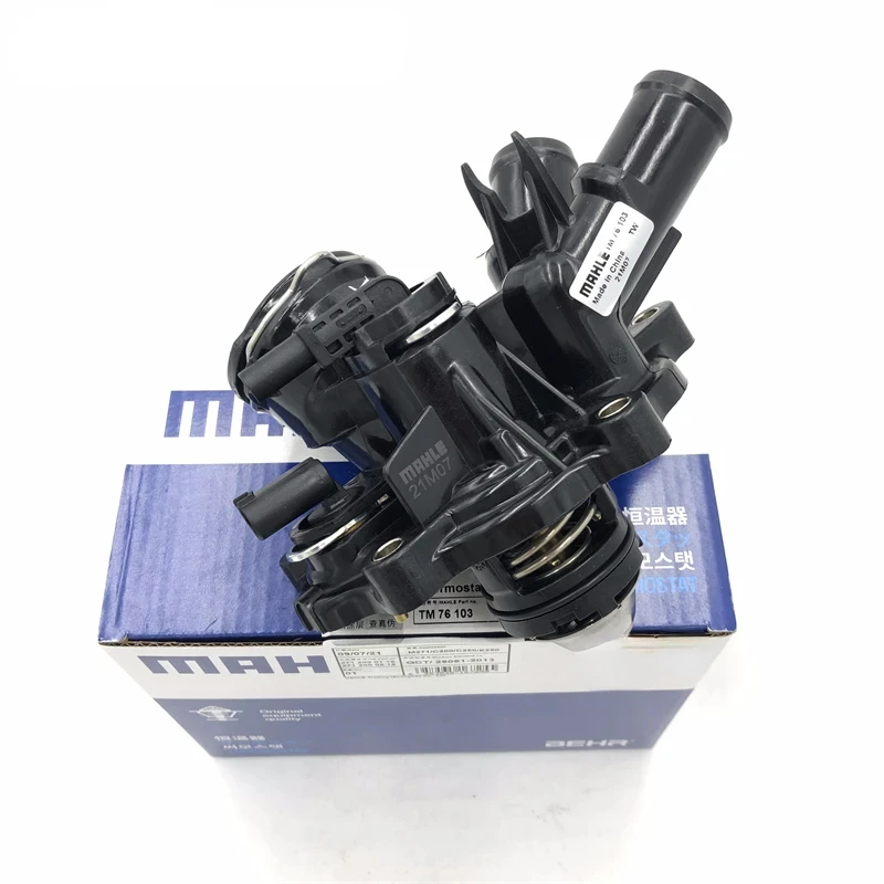 1.8L 2.0L Petrol Engine Coolant Thermostat with Housing for Mercedes Benz C250 SLK250 W204 MAHLE TM76103 A2712000215 2712000315