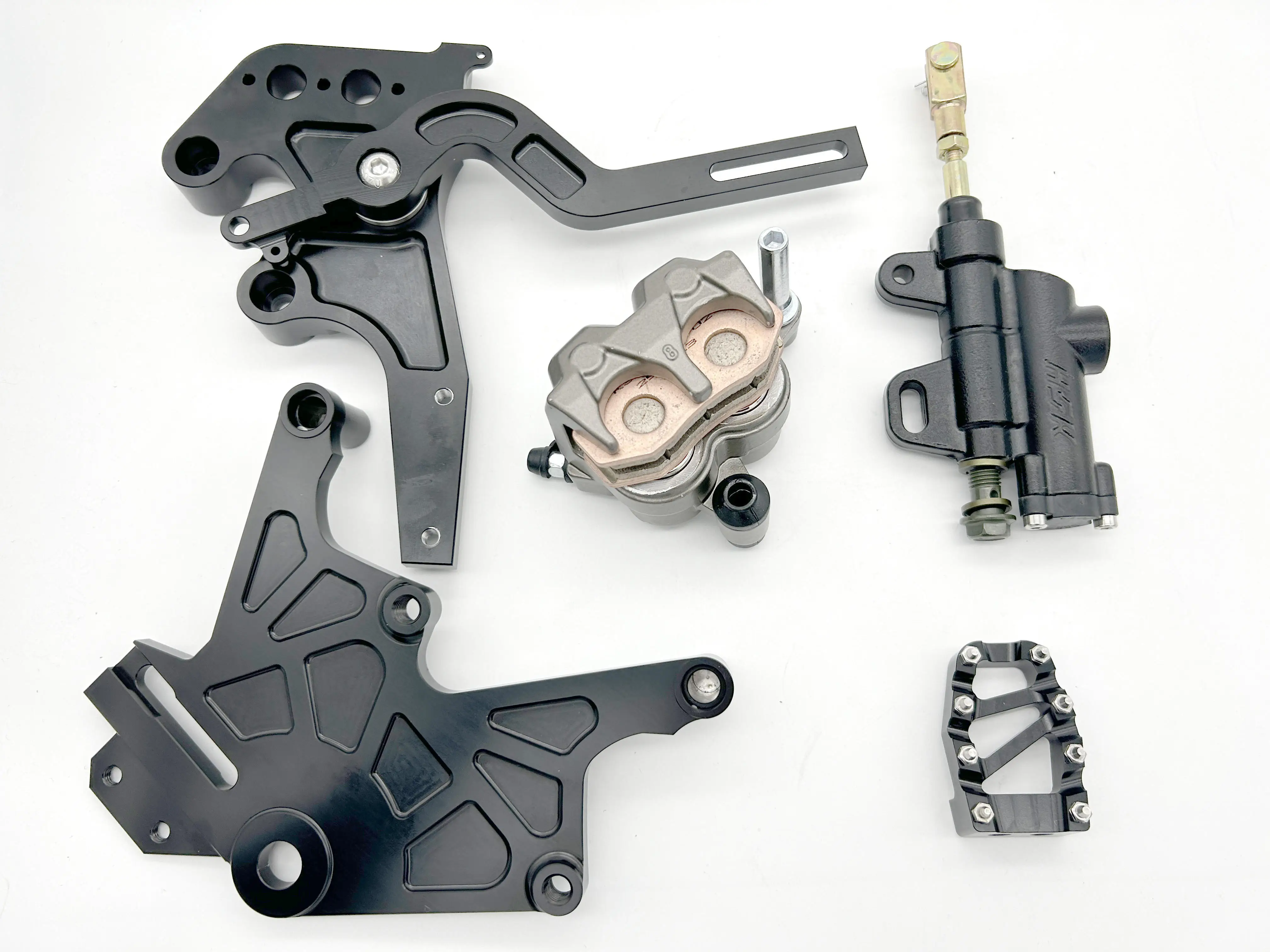 Ultra Bee 240mm Aluminum Alloy Rear Disc Brake Kit With Dual-caliper Bracket for Talaria Mx3 Mx4 Motorcycles-retrofit/upgrade
