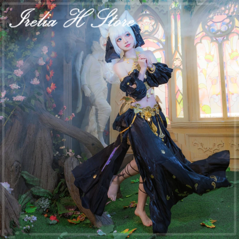 Irelia H Final Fantasy 14 FF14 Thavnair Dancing Girl Cosplay Costume Thavnair Dancing Girl Sexy Dress Halloween Costumes image 3