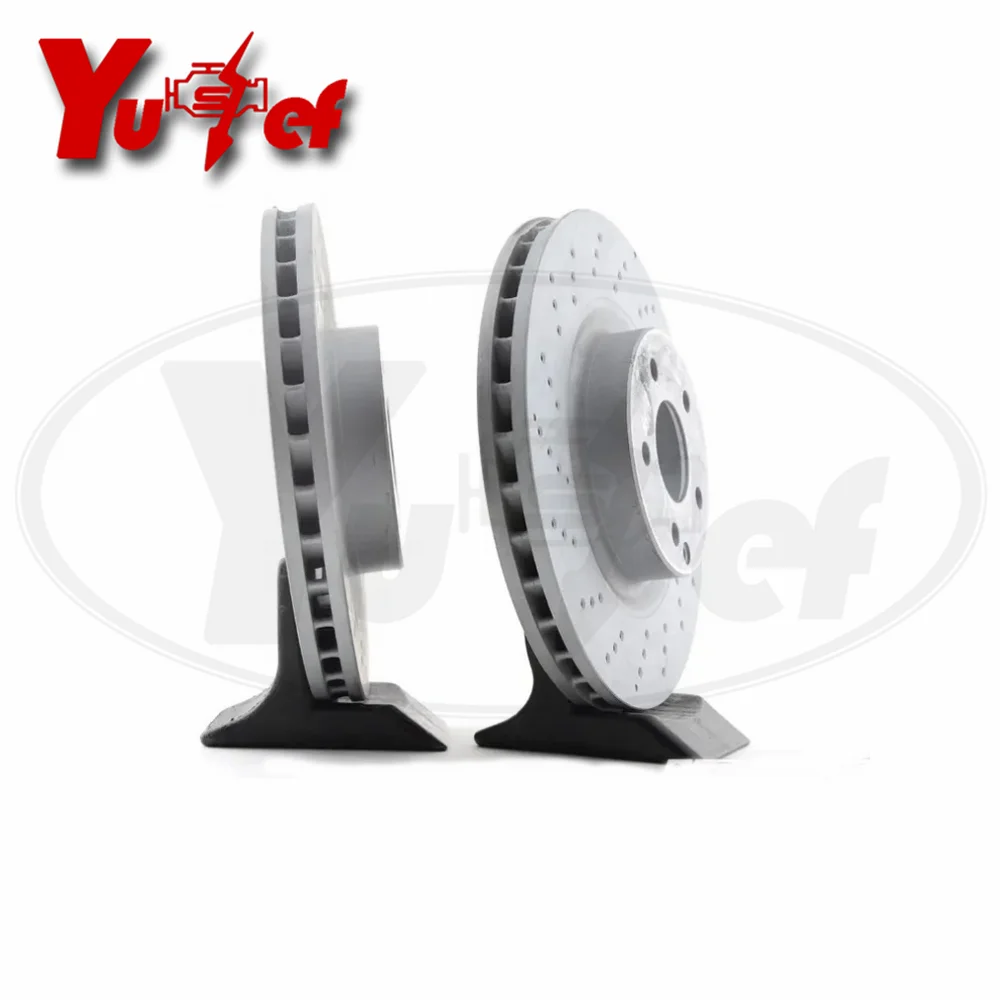 A pair Front Brake Disc Rotor Fits For MB E-CALSS W211 SL-CALSS R230 2304210812 230 421 08 12