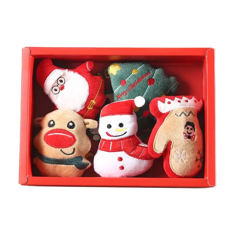 

Catnip Plush Toys Interactive Plush Cat Toys 5X Funny Pet Toy Cute Chew Toys With Bell For Biting Chewing Playing Entertainment