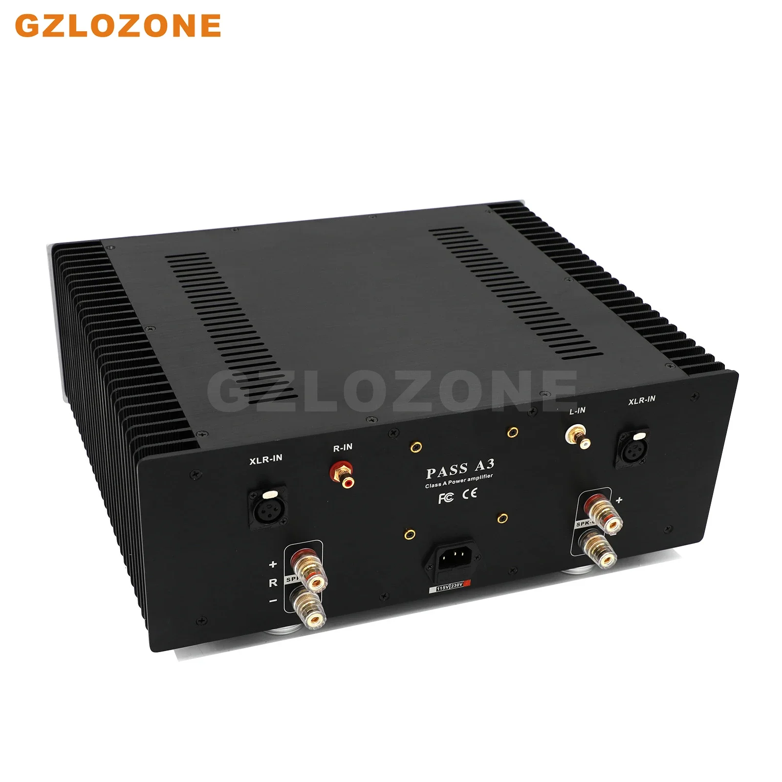 GZLOZONE HI-END PASS A3 مضخم طاقة من الفئة A يدعم إدخال XLR /RCA 30--60 وات 4--8 أوم