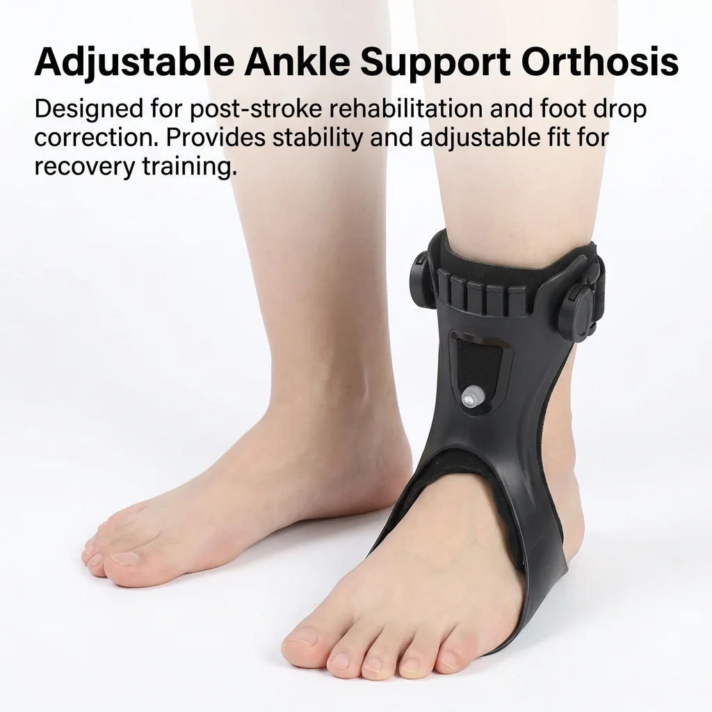 Lightweight AFO Foot Drop Brace Invisible Varus Foot Correction Ankle Brace Support Comfortable Improve Gait Drop Foot Brace