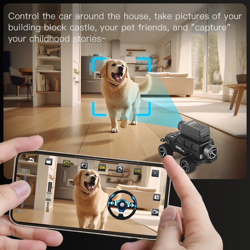 Nieuwe F32 Mini RC Auto 1:64 2.4G Afstandsbediening met 720P FPV Camera WiFi APP Controle Hoge snelheid ​ ​ Racevoertuig speelgoedcadeau voor kinderen