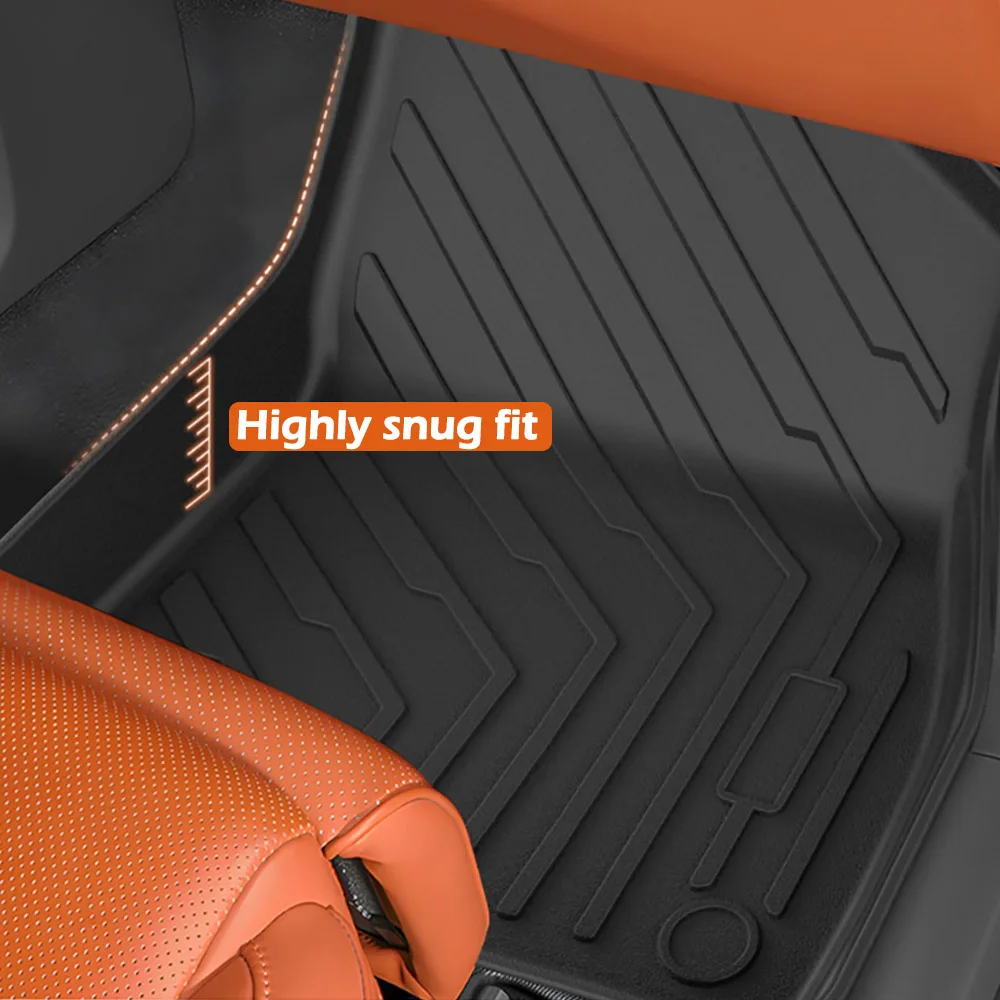TPE Floor Mats for BYD Seal U / Sealion 6 Song Plus 2021-2024,All Weather Waterproof Protective Floor Liners Mat Accessories - Image 3