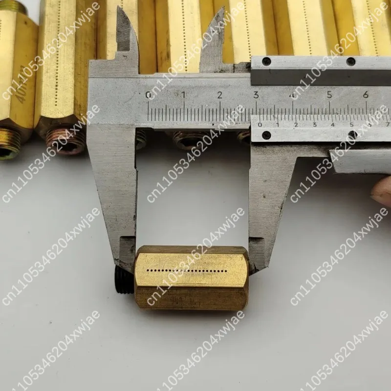 Single Row Glass Lampworking Torch Tip Burner Head Brass Fire Nozzle