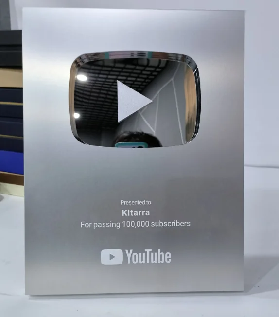 

1 рекламная награда за YouTube Play Button, алюминиевые щиты YouTube, награды за YouTube и тарелки оптом
