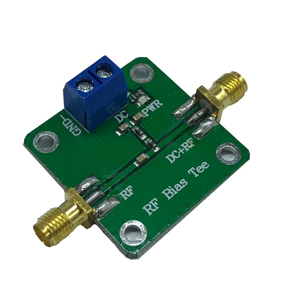 Bias Tee Wideband DC Blocker 10-6000MHz 6GHz for HAM Radio RTL SDR LNA Low Noise Amplifier