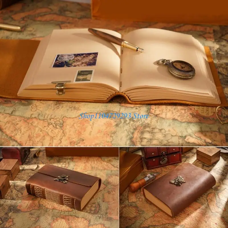 portable-leather-leather-bound-travel-journal-240-sheets-blank-pages
