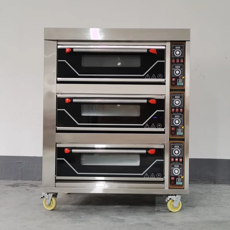 6 Tray Bread Cake Deck Oven Electric CE Certified Oven Commercial Baking Equipment
