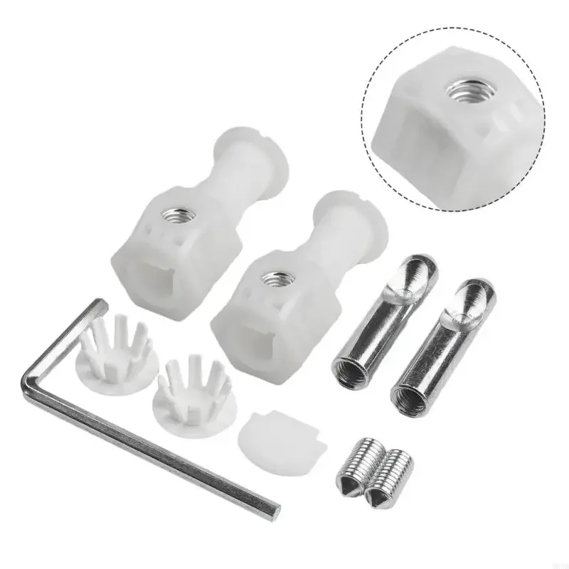 Wall Mounted Toilet Fixing Screws Bolts Kits Bidet Attachments Fixing Metal Bolts Toilet Hanging Screws Easy to Install