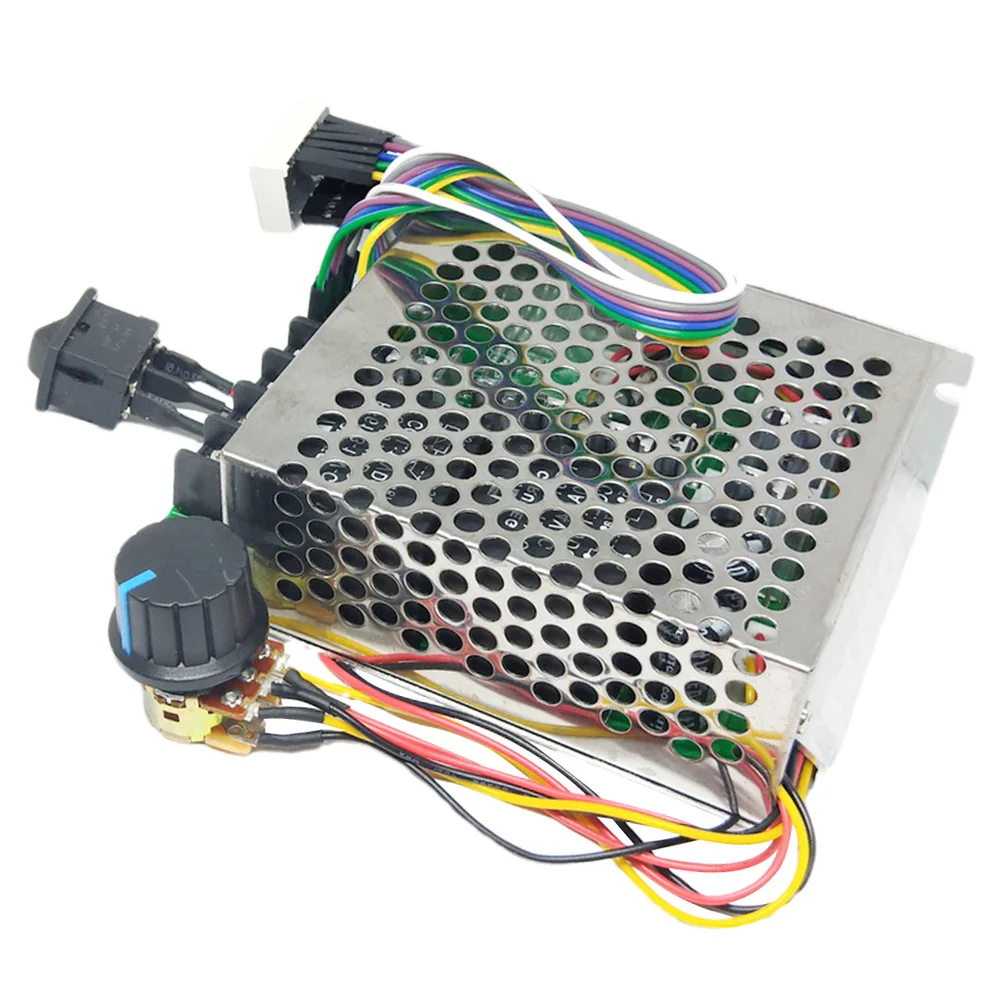 

PWM DC Motor Speed Controller Digital LED Display Brushed Motor Controller DC 10 -55V 0 -100% Input MAX 60A DC Brush Motor Tool