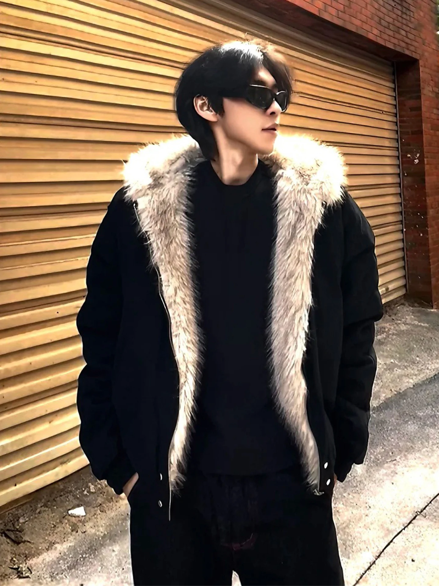 

Мужская зимняя куртка American Style с утепленной флисовой подкладкой, короткое пальто Mountain Eagle, хлопковая одежда Cleanfit, стандартный размер