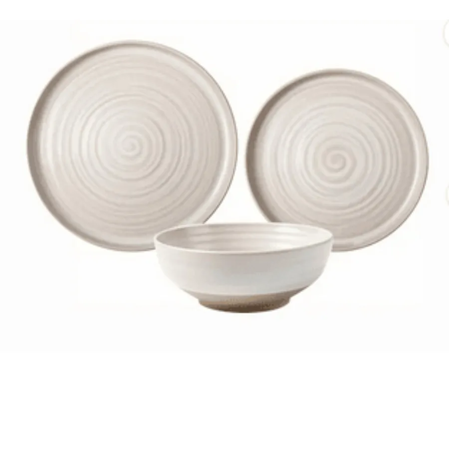 

Better Homes GardensCollins Набор посуды из кремового керамогранита, 12 предметов