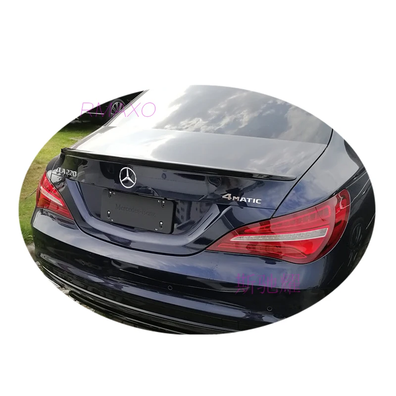 For  Benz CLA W117 Spoiler 2016-2018 CLA CALSS  W177 ABS Material Car Rear Wing Color Rear Spoiler