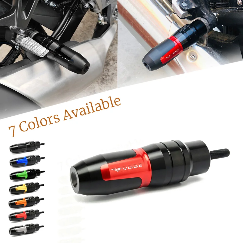 For Loncin Voge 200 300 AC 500R/DS DSX525 DSX625 DS900X DS800X Motorcycle Frame Exhaust Slider Crash Protector Pads Crash Slider