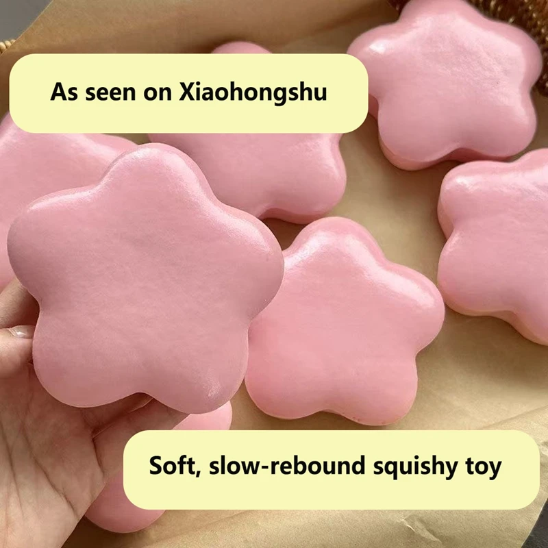 New Plum Blossom Steamed Chinese Sponge Cake Putty with Sticky, Malleable Texture and Slow Recovery Stress Relief Toy 2026 NEW