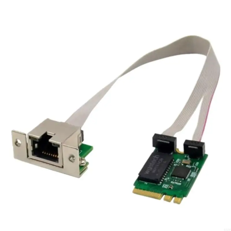 

652E M.2 A+E 2.5G Ethernet Card RTL8125B Industrial Control Networks Card Industrial PCIExpress Networking Adapter