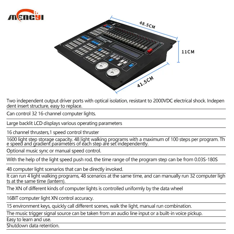 DMX Sunshine 512 Console Shaking Beam Light Par Lamp Controller Dimmer Stage Light Controller