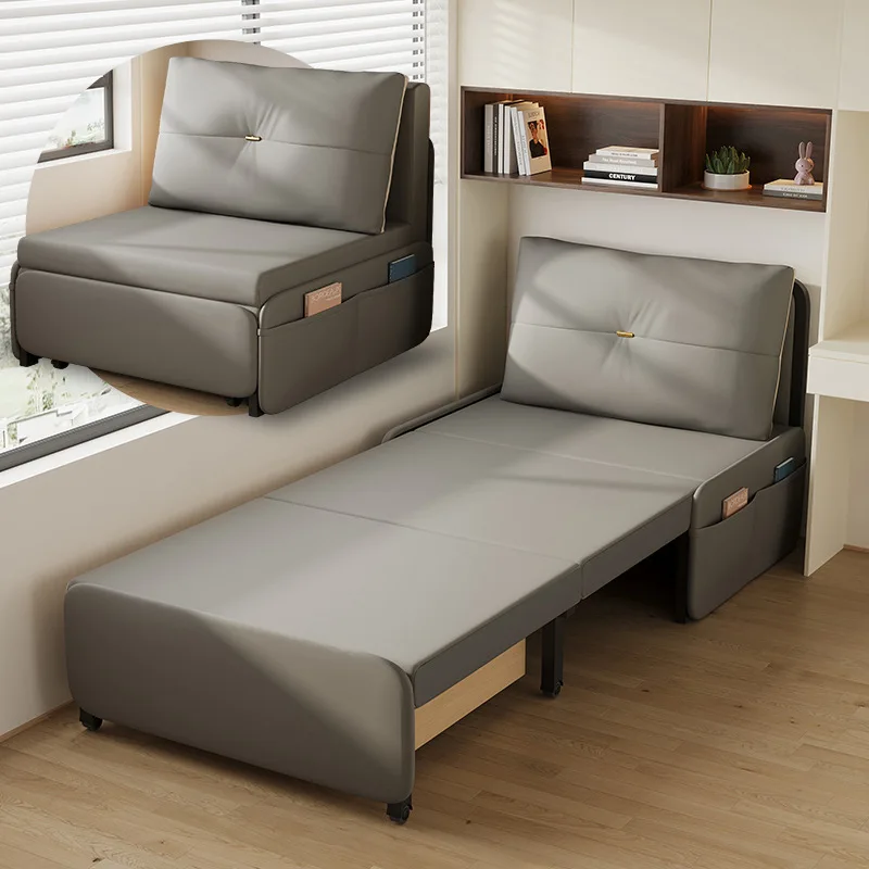 Single, folding, sofa bed, dual use, balcony, multi function, small apartment, telescopic bed, study