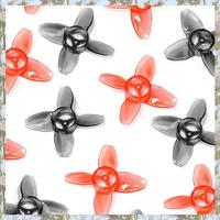 X18A-32Pcs For EMAX Avan Tinyhawk TH Turtlemode Propeller 40Mm 4-Blade 1.5Mm Hole,For 0802 Motor Indoor FPV Racing Drone