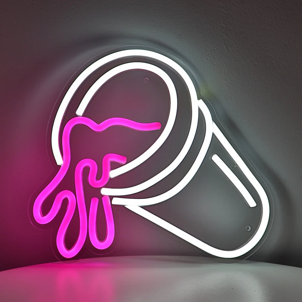 

1PC Spill The Juice LED Wall Neon Sign For Pub Club Bar Shopping Mall Room Shop Decoration 10.79‘’*9.21‘’