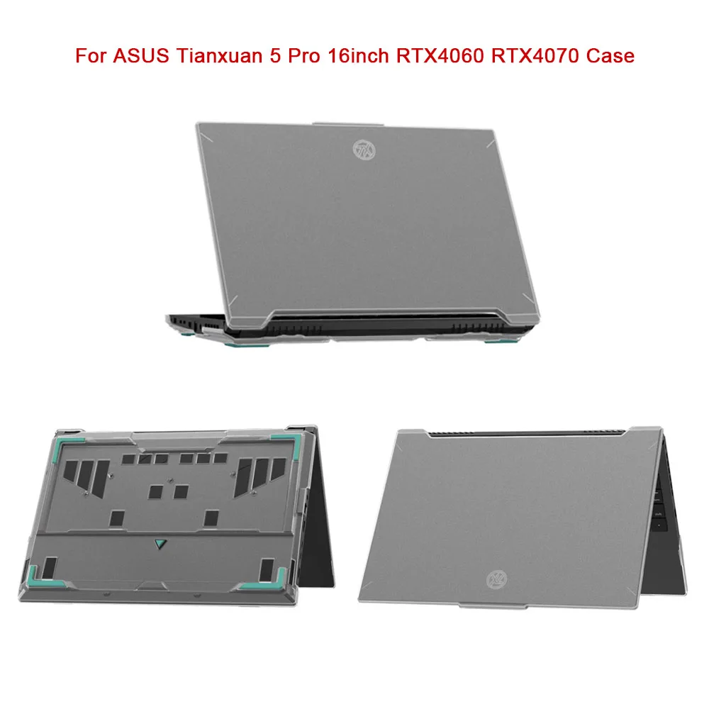 

Crystal Sand Laptop Case for ASUS Tianxuan 5 Pro 16" Hard PC Protective Cover Shockproof Anti-Scratch Shell for RTX4060 RTX4070