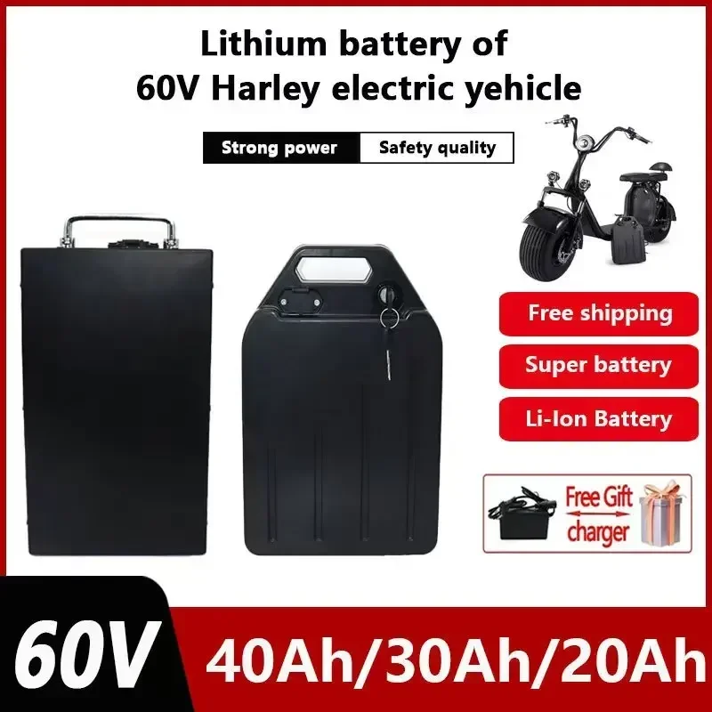 60V 20ah 30ah 40ah Lithium Battery pack For Electric motorcycle 18650 for Two Wheel Foldable Citycoco Electric Scooter Bicycl