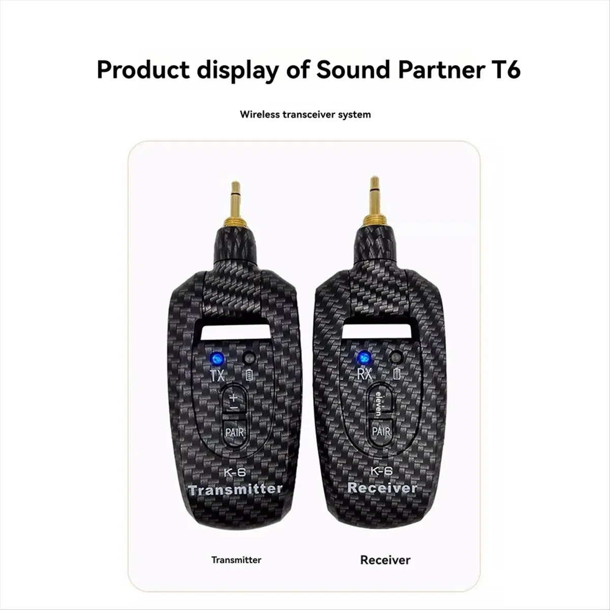 مجموعة جهاز إرسال واستقبال لاسلكي للجيتار نظام جيتار لاسلكي قابل لإعادة الشحن للجيتار الكهربائي [AA74-AAA]