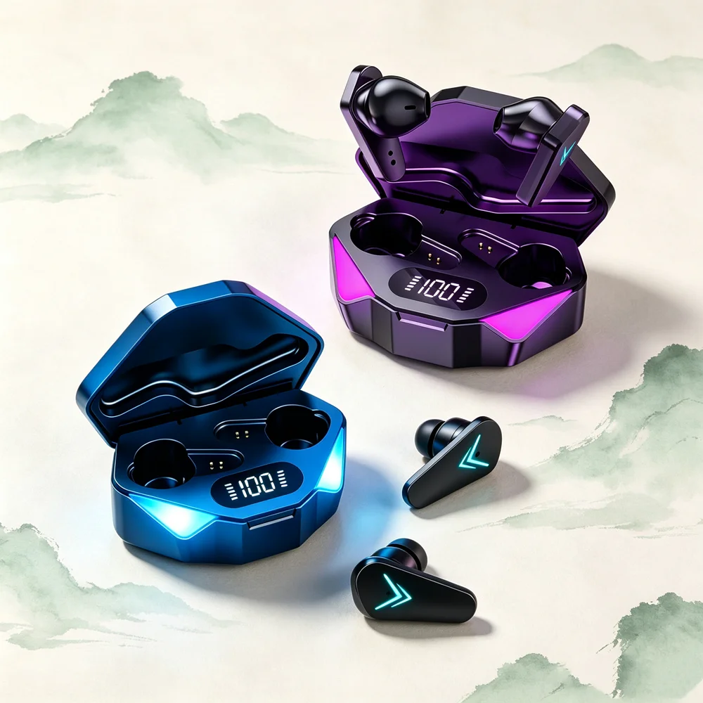 Bluetooth Earbuds Bluetooth Headphones Professional Bluetooth Headset Feature Adjustable Headbands for Customized Ergonomic Fits