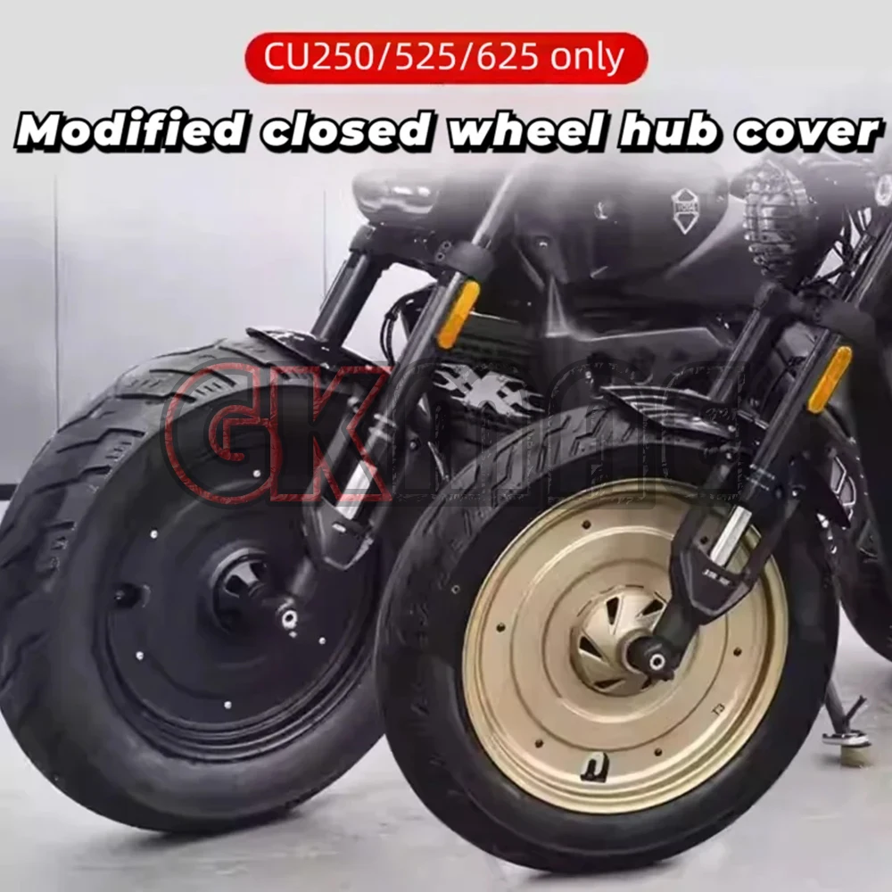 

New For VOGE CU625 CU525 CU250 Motorcycle Modified Closed Hubcap Wheel Hub Cover