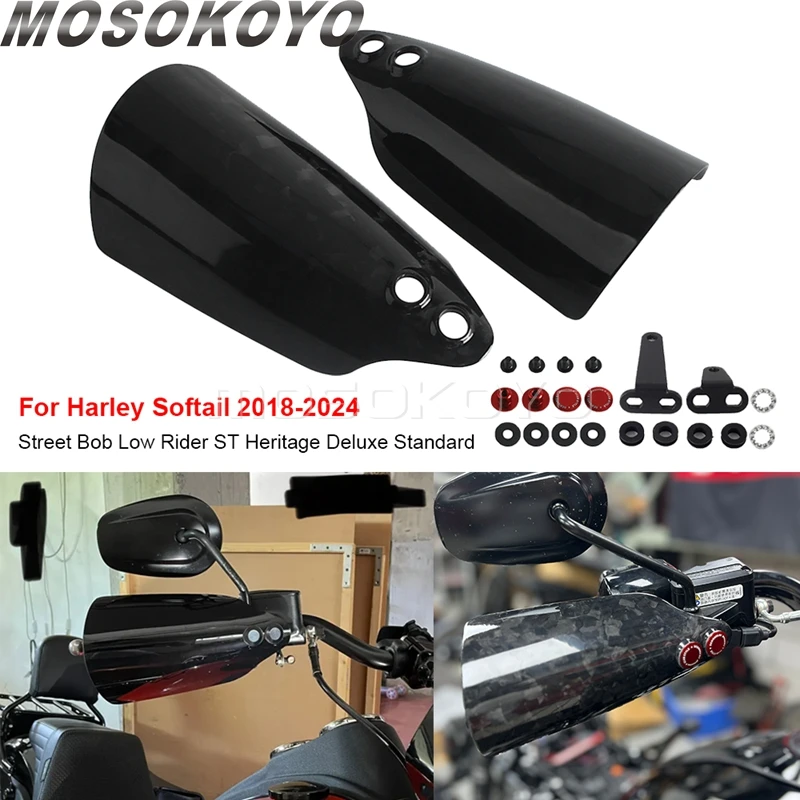 غطاء حماية لليد للدراجة النارية غطاء حماية لليد لدراجة Harley Softail Deluxe FLDE Heritage Classic 114 FLHCS FLHC 2018-2024
