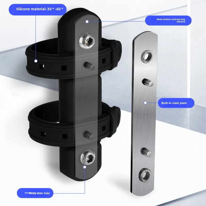 Bicycle Water Bottle Mount Adaptor Silicone Gel Bandage Kettle Cage Strap Seatpost Fork Frame Install Holder Adapter view 4