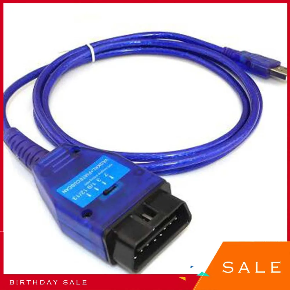 

1Pcs Ecu OBD2 USB KKL Car Diagnostic Cable For Fiat FTDI Chip Car Ecu Scanner Tool 4 Way Switch USB Interface