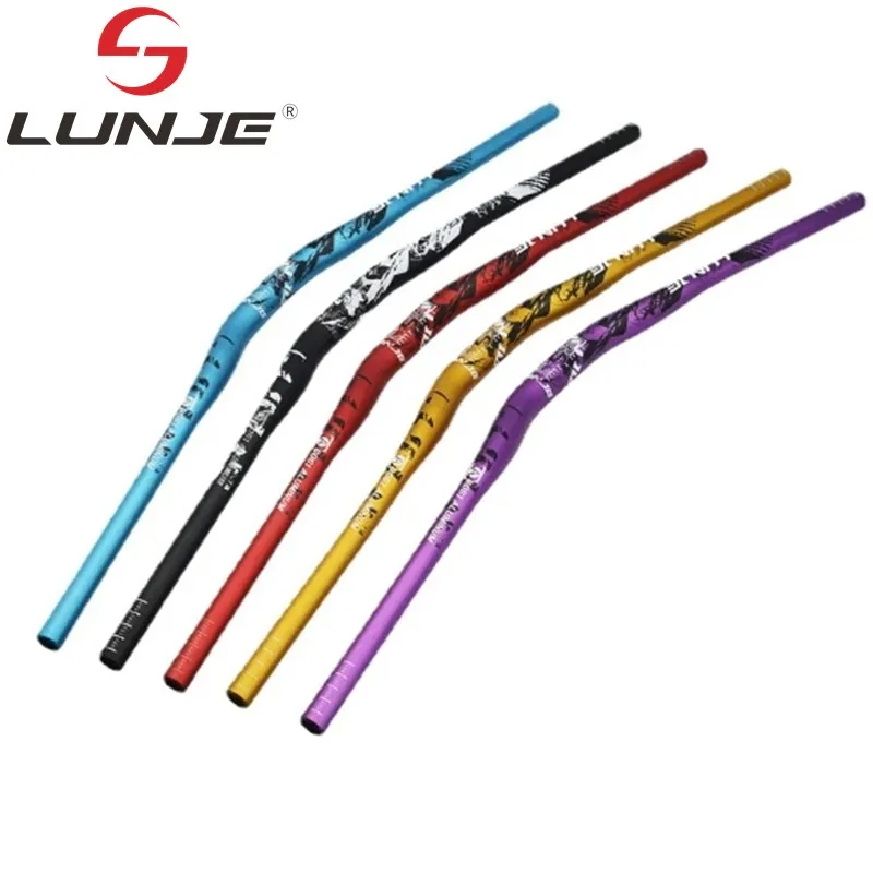 

LUNJE MTB Bicycle Swallow Handlebar Ultralight BMX Road Cycling Bike Handlebar 720/780 MTB Parts Wheel TrackBike Handle