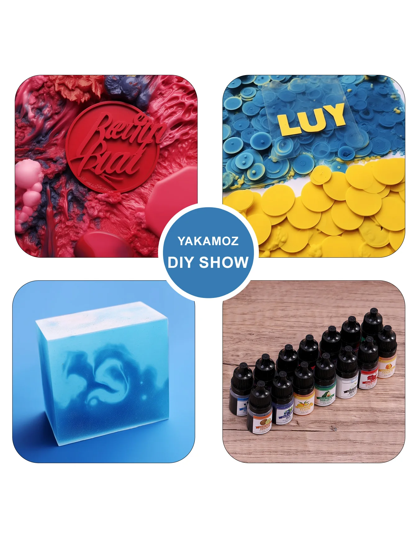 12/30colors 10ml Candle Color Dye Candle Making Dye Candle Pigment Resin Dye Color DIY Handmade Soap Making Liquid Bath Colorant