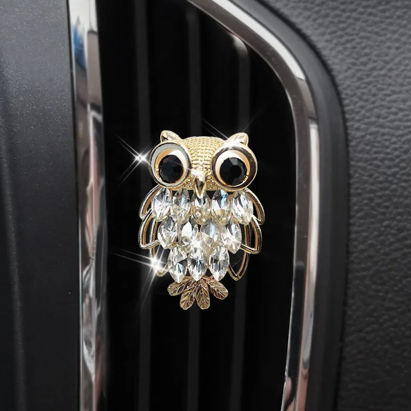 Owl Style car air freshener perfume bottle diffuser   in the car auto Air conditioner outlet vent air Perfume clip