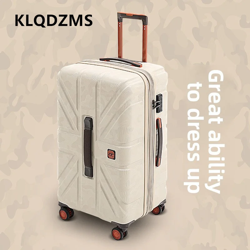 KLQDZMS Large Capacity Suitcase 20 Inches Men's PC Boarding Box 26