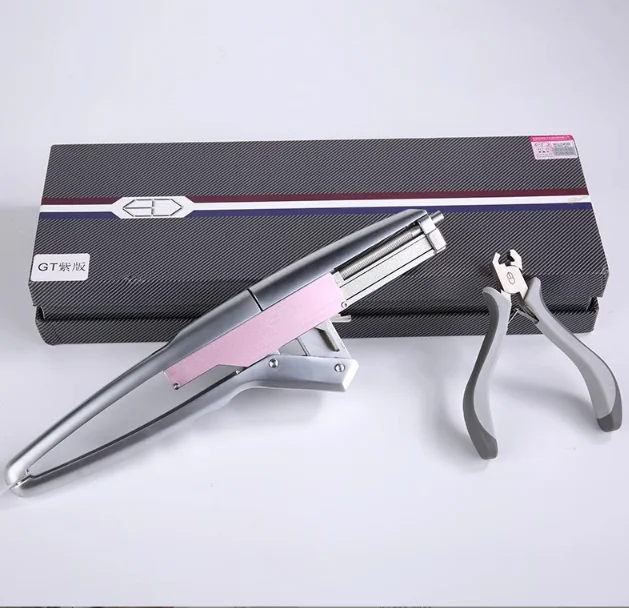 6D First Second Third Generation Hair Extension Machine With Plier Set With Extension Strands/Hair Extension Hold/i tip utip