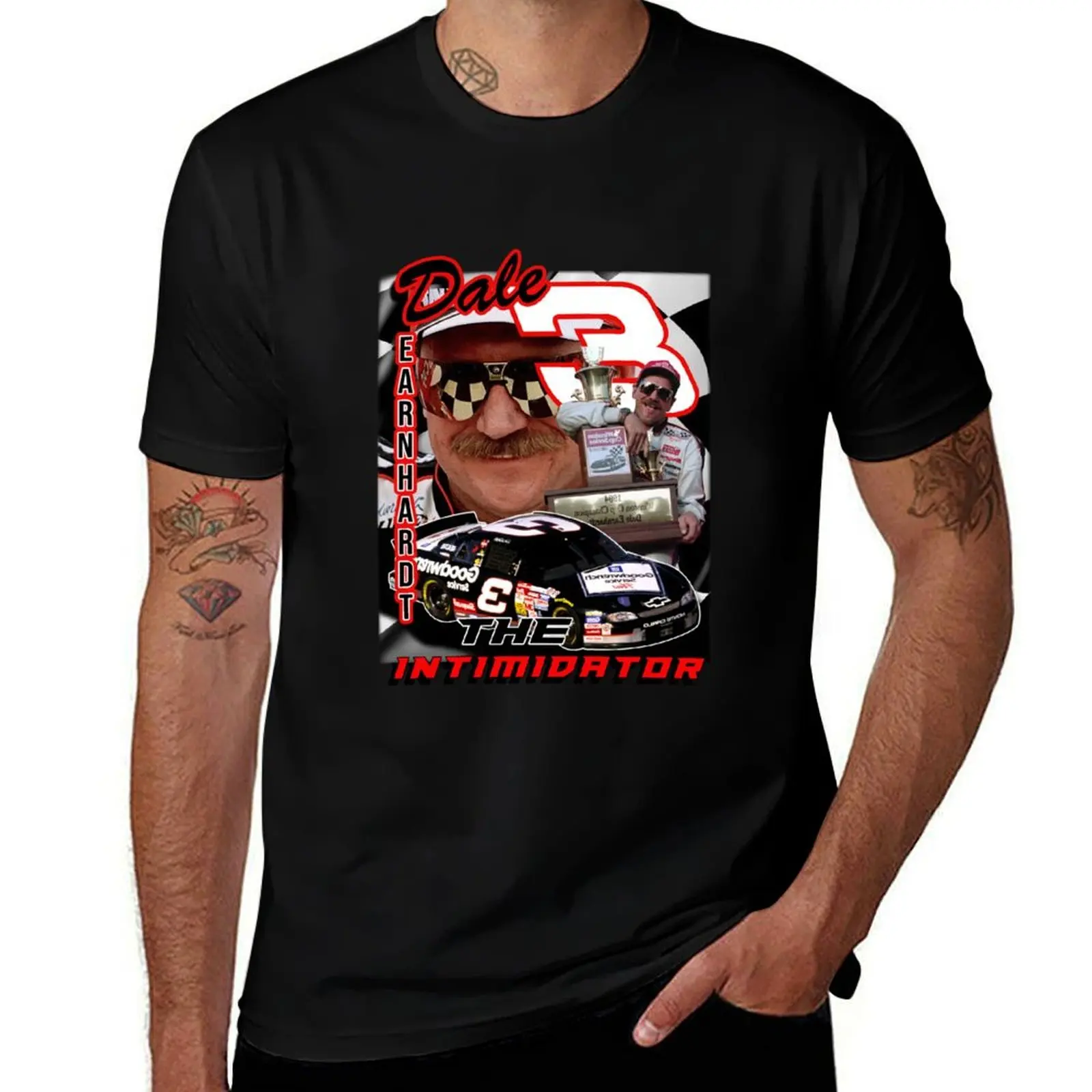 Dale sport Earnhardt Graphic T-Shirt man t shirt cotton high quality T-Shirt
