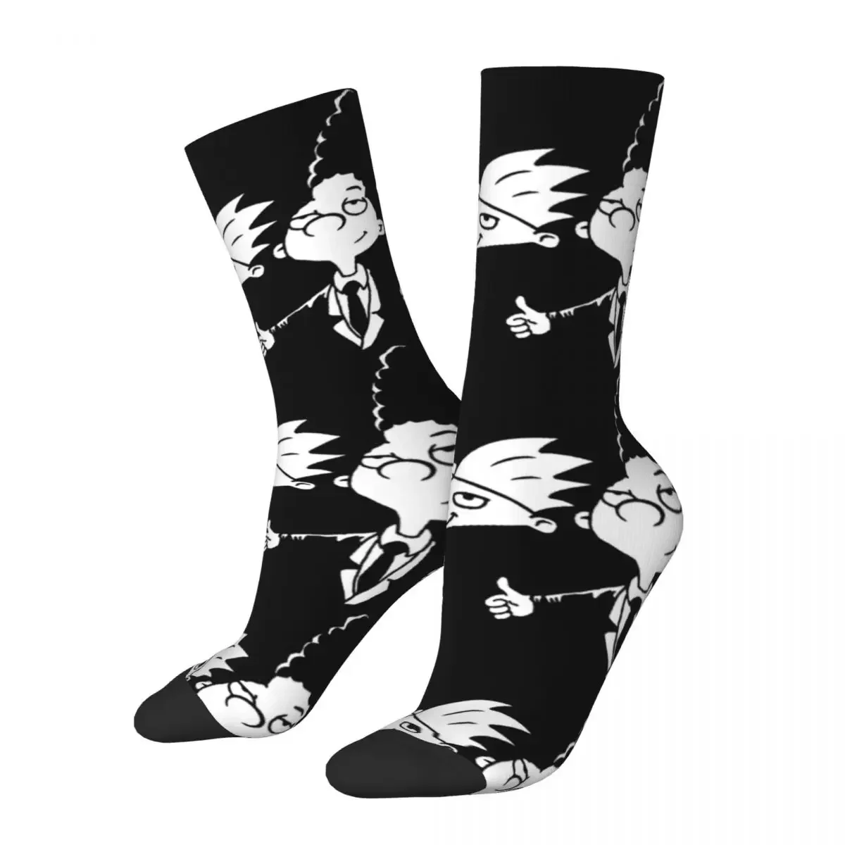 Men Hey Arnold! Funny Cartoon Socks Warm Fashion Socks Harajuku Merchandise Middle TubeSocks Wonderful Gifts