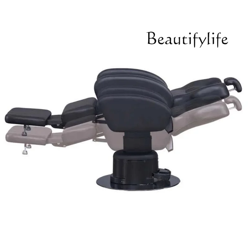 Hair salon special barber chair can be reclined electric lift chassis beauty advanced designer model