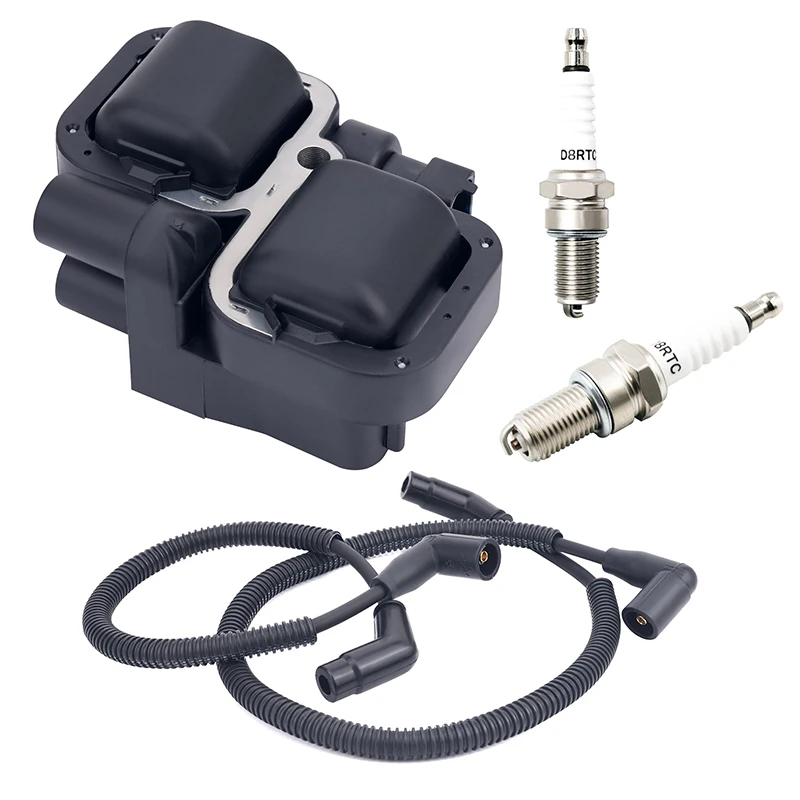 AHL Motorcycle Ignition Coil Spark Plug Wire Cap For Can-Am Bombardier TRAXTER 500 Commander 800R 278001546 27060002 707000246