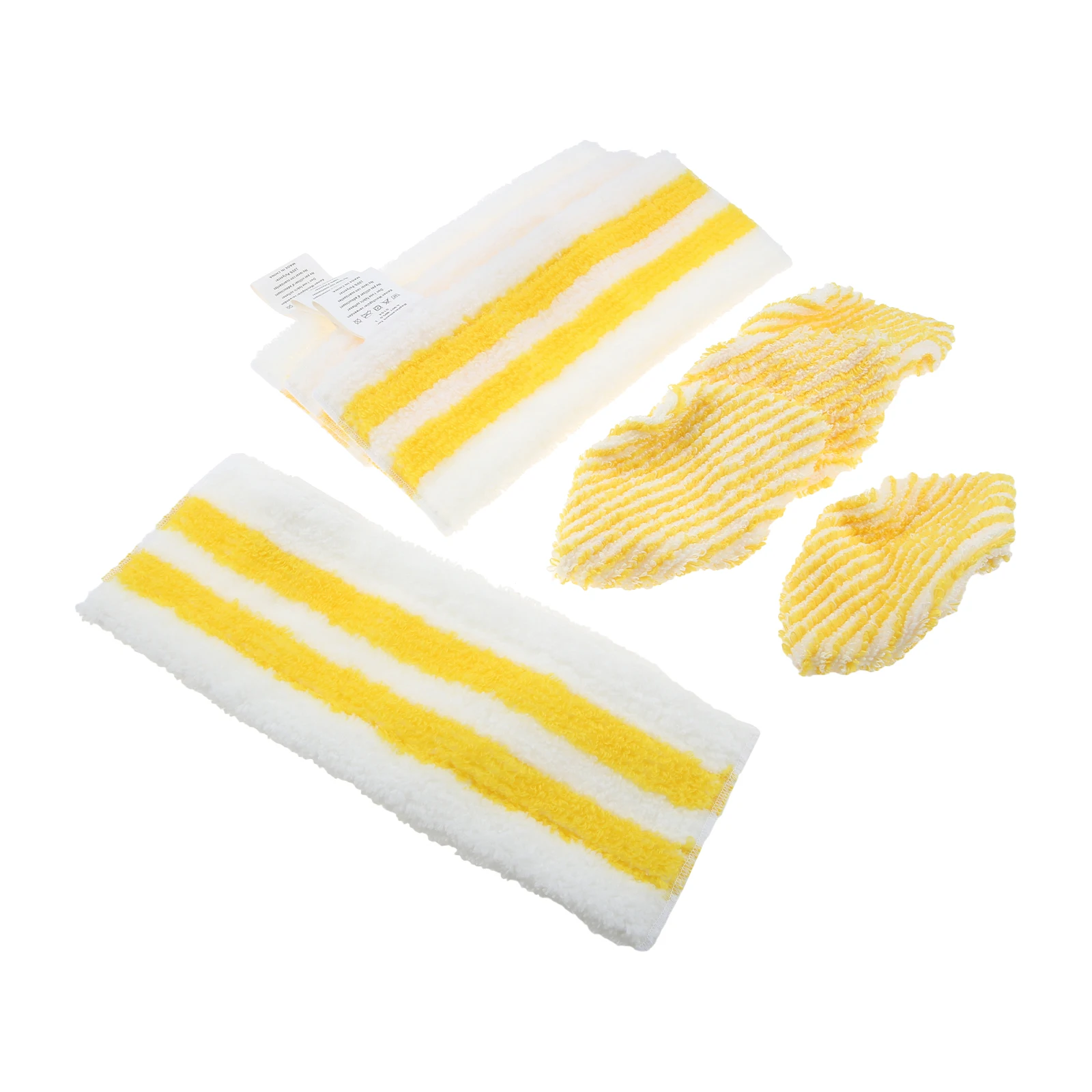 4Sets Microfiber Steam Mop Pads & Mop Covers For Karcher EasyFix SC2 SC4 SC5 Steam Cleaners For Hardwood Tile Marble Laminate
