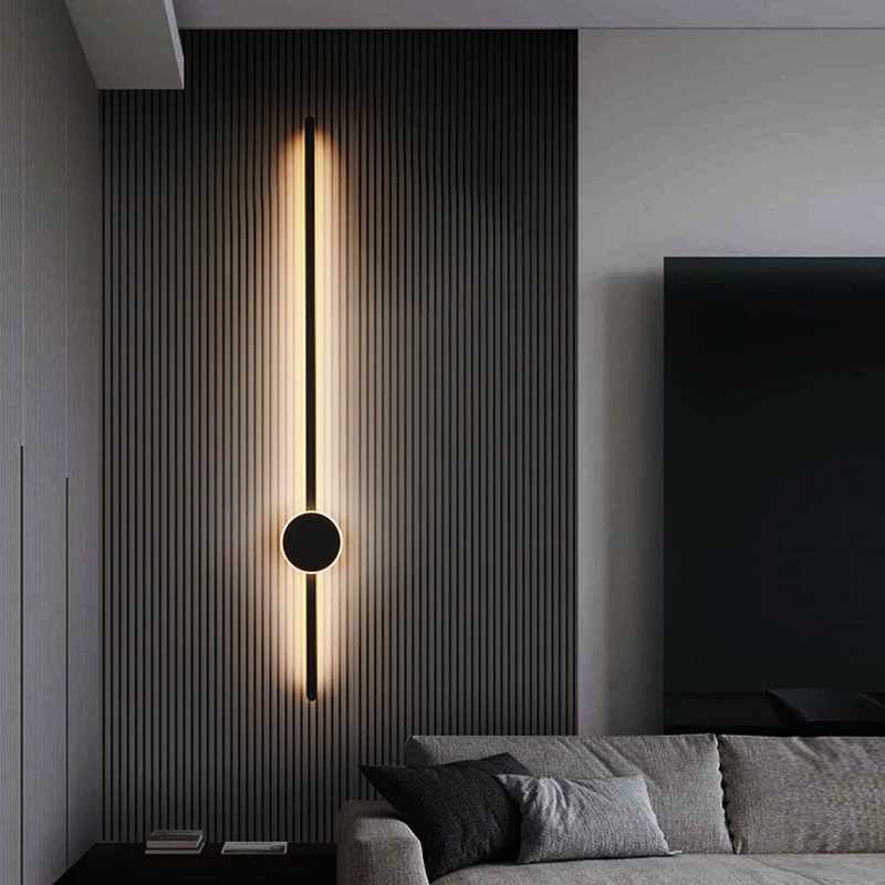 

2023 Designers recommend simple strip wall lamp living room bedroom background wall decoration light
